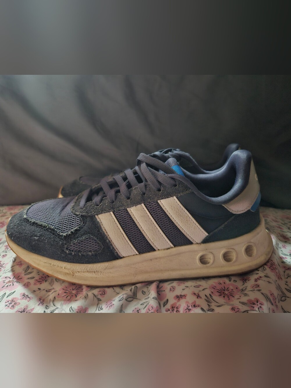adidas Black and White Casual Runner Shoes